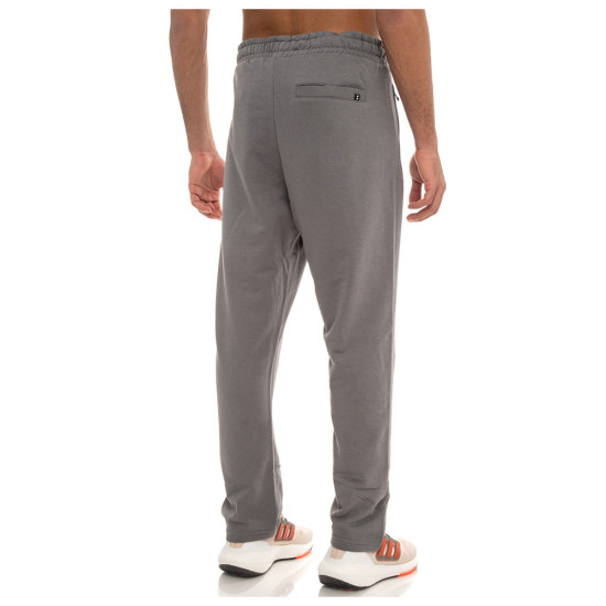 Be Nation Ανδρικό παντελόνι φόρμας Essentials Terry Straight Zip Pant